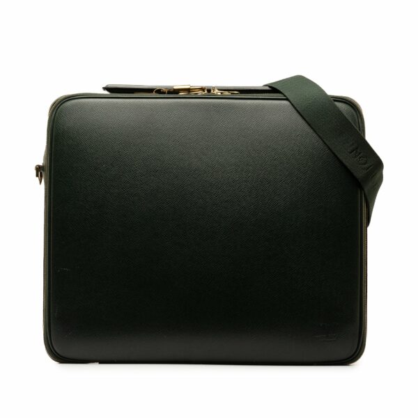 Green LV Taiga Porte Ordinateur Odessa Business Bag