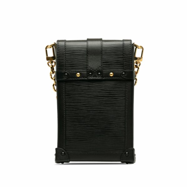 Black LV Epi Vertical Trunk Pochette Crossbody Bag - Image 3