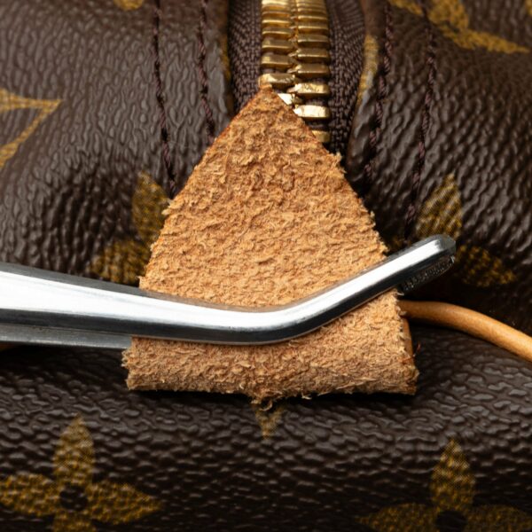 Brown LV Monogram Keepall 60 Travel Bag - Image 8