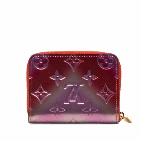 Purple LV Monogram Vernis Degrade Zippy Coin Pouch - Image 3