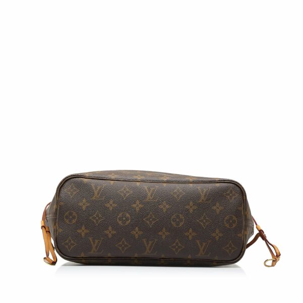 Brown LV Monogram Neverfull PM Tote Bag - Image 3