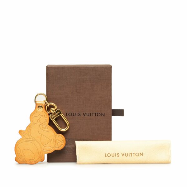 Brown LV X Murakami Panda Porte Cles Key Chain - Image 5