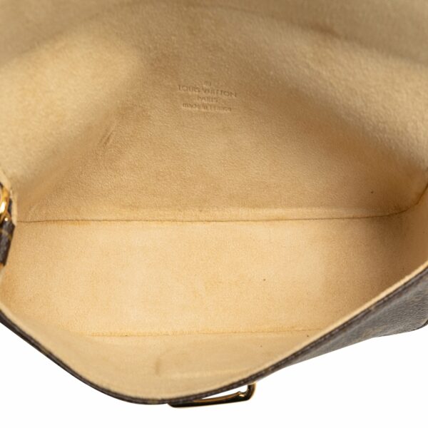 Brown LV Monogram Pochette Lagoon Clutch Bag - Image 5