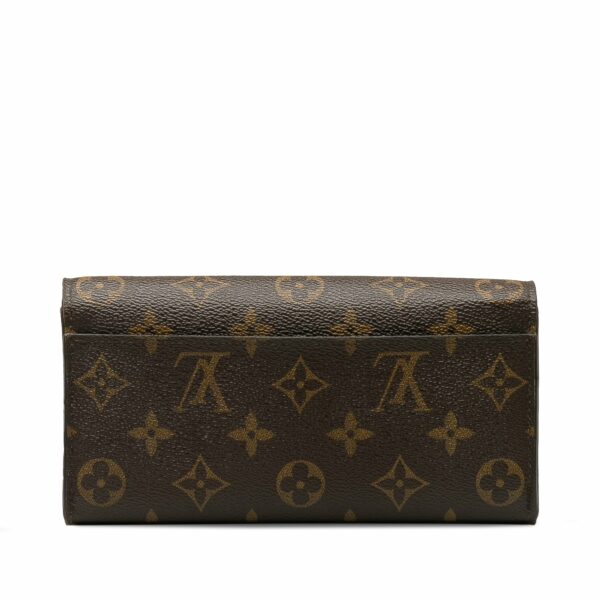 Brown LV Monogram Valentines Bird Sarah Wallet - Image 3