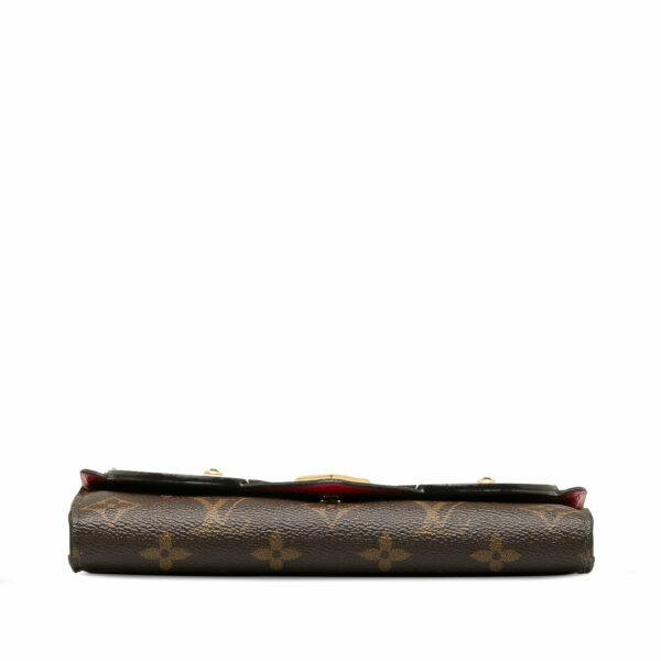 Brown LV Monogram Valentines Bird Sarah Wallet - Image 4