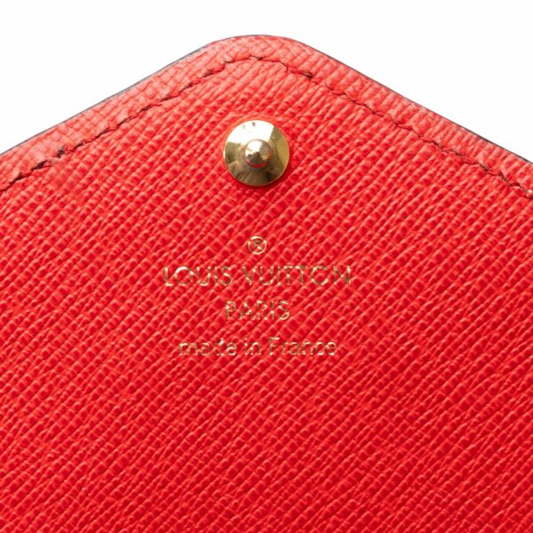 Brown LV Monogram Valentines Bird Sarah Wallet - Image 7