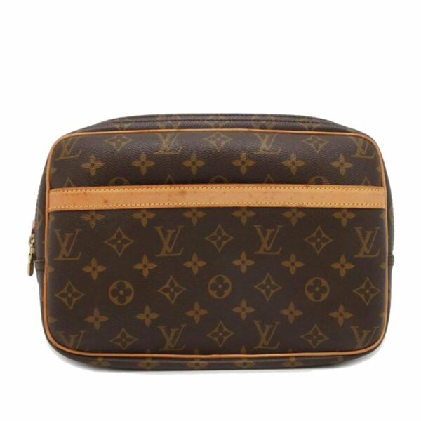 Brown LV Monogram Reporter PM Crossbody Bag