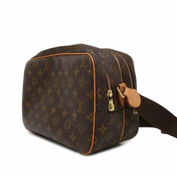 Brown LV Monogram Reporter PM Crossbody Bag - Image 2