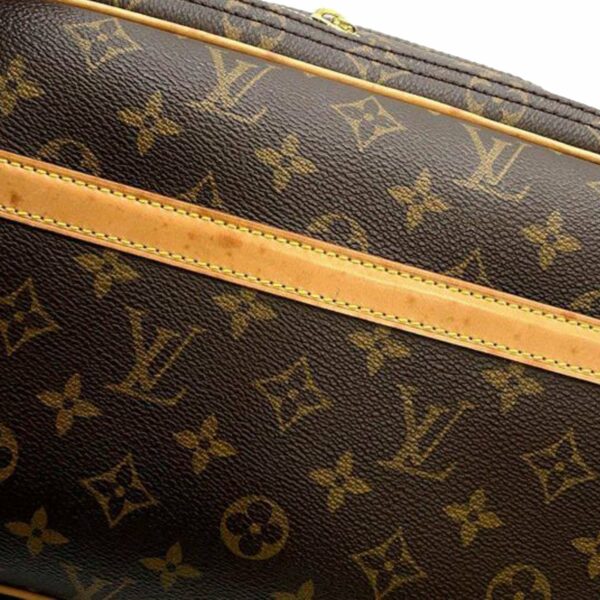 Brown LV Monogram Reporter PM Crossbody Bag - Image 6