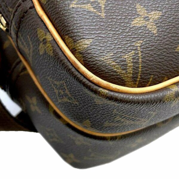 Brown LV Monogram Reporter PM Crossbody Bag - Image 7