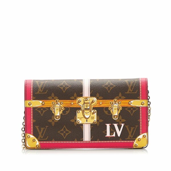 Brown LV Monogram Summer Trunks Pochette Crossbody Bag - Image 3