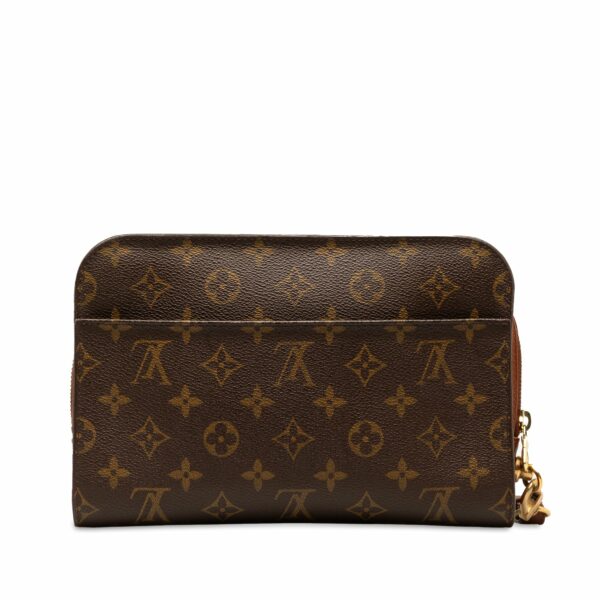 Brown LV Monogram Orsay Clutch Bag - Image 3