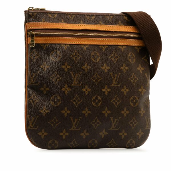 Brown LV Monogram Pochette Bosphore Crossbody Bag - Image 2