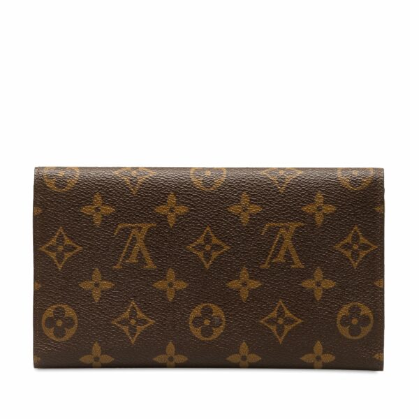 Brown LV Monogram Porte Tresor International Long Wallets - Image 3