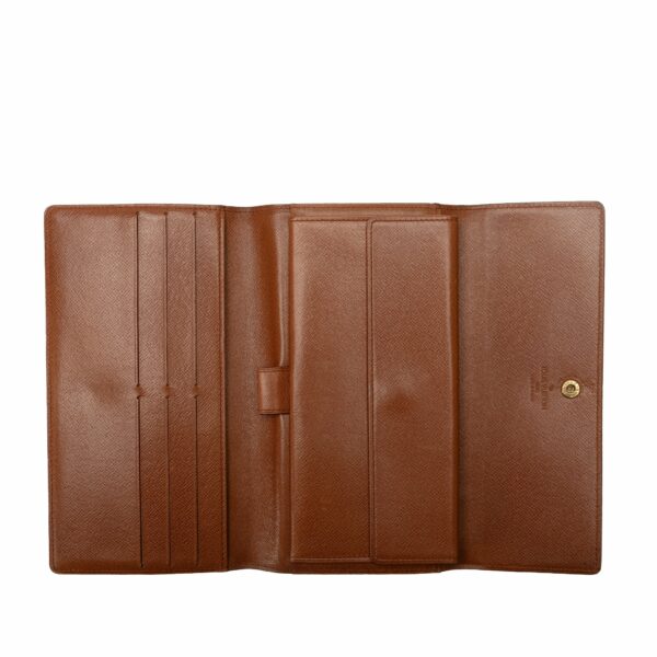 Brown LV Monogram Porte Tresor International Long Wallets - Image 5