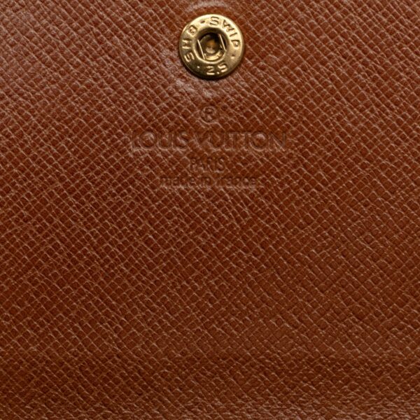 Brown LV Monogram Porte Tresor International Long Wallets - Image 7