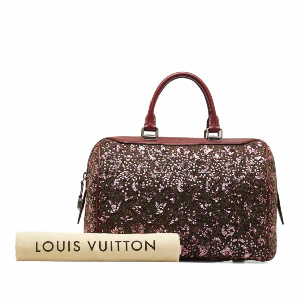 Burgundy LV Monogram Sunshine Express Speedy 30 Boston Bag - Image 10