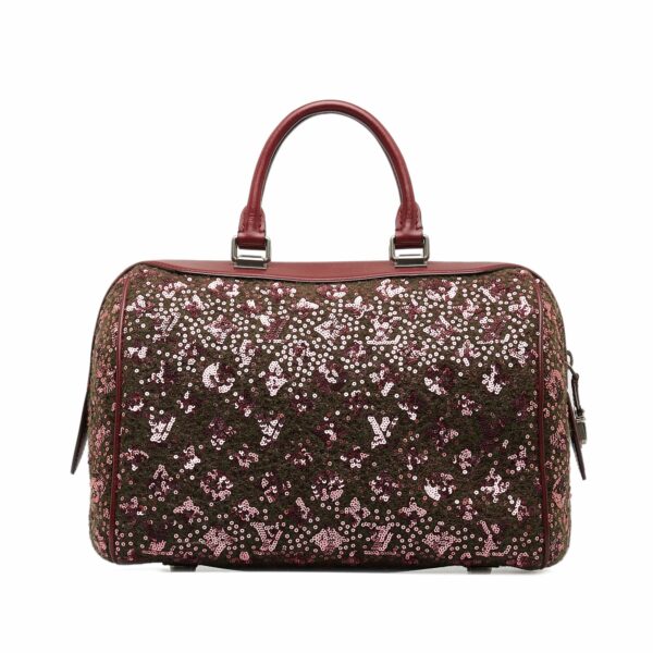 Burgundy LV Monogram Sunshine Express Speedy 30 Boston Bag - Image 3