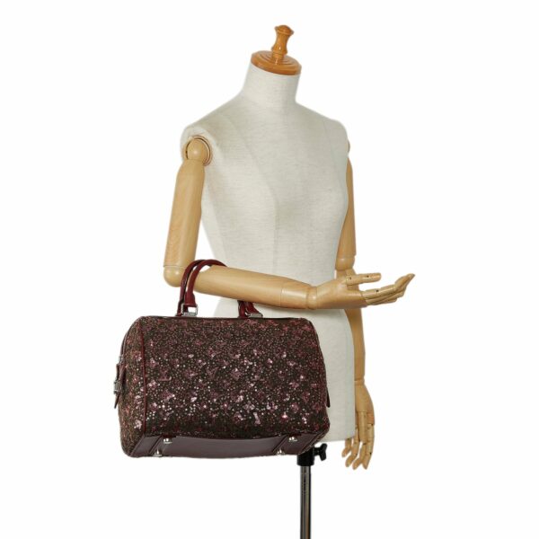 Burgundy LV Monogram Sunshine Express Speedy 30 Boston Bag - Image 9