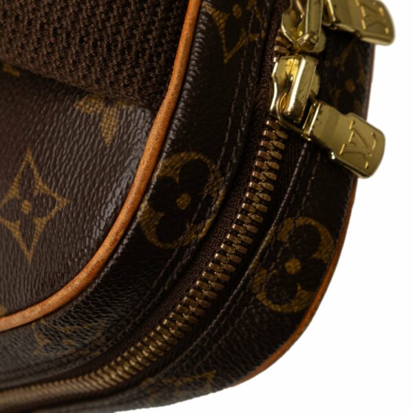 Brown LV Monogram Pochette Gange Crossbody Bag - Image 9