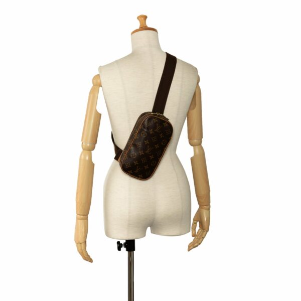 Brown LV Monogram Pochette Gange Crossbody Bag - Image 12