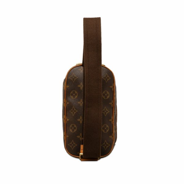 Brown LV Monogram Pochette Gange Crossbody Bag - Image 3