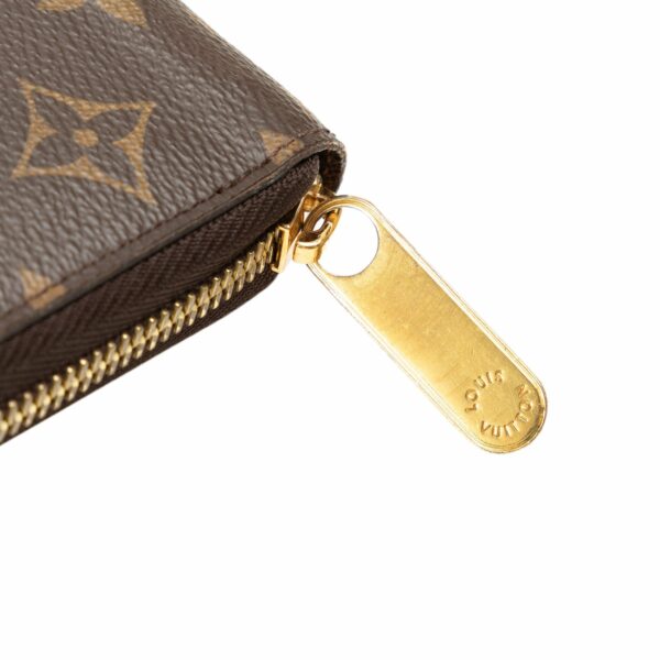 Brown LV Monogram Zippy Wallet - Image 10