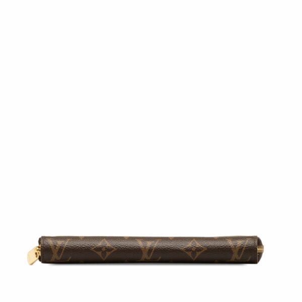 Brown LV Monogram Zippy Wallet - Image 4