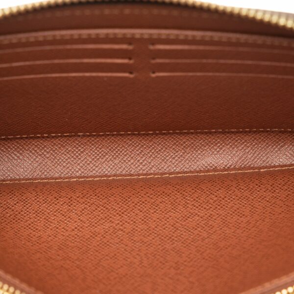 Brown LV Monogram Zippy Wallet - Image 5