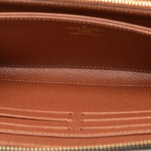 Brown LV Monogram Zippy Wallet - Image 8