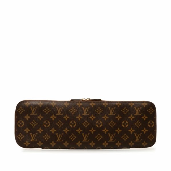 Brown LV Monogram Etui 5 Cravat Tie Case