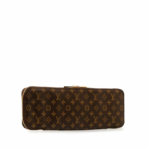 Brown LV Monogram Etui 5 Cravat Tie Case - Image 2