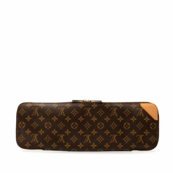 Brown LV Monogram Etui 5 Cravat Tie Case - Image 3