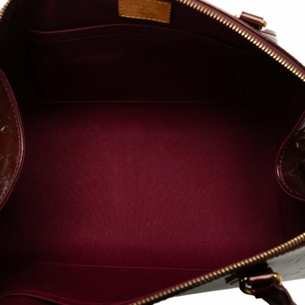 Red LV Monogram Vernis Sherwood PM Shoulder Bag - Image 5