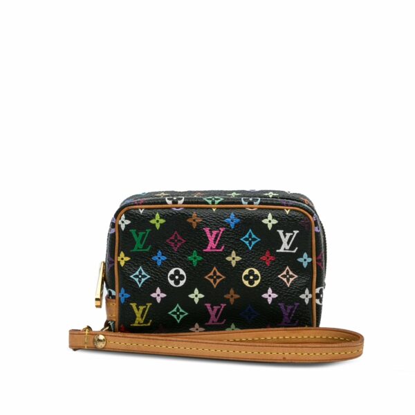 Black LV Monogram Multicolore Trousse Wapity Pouch