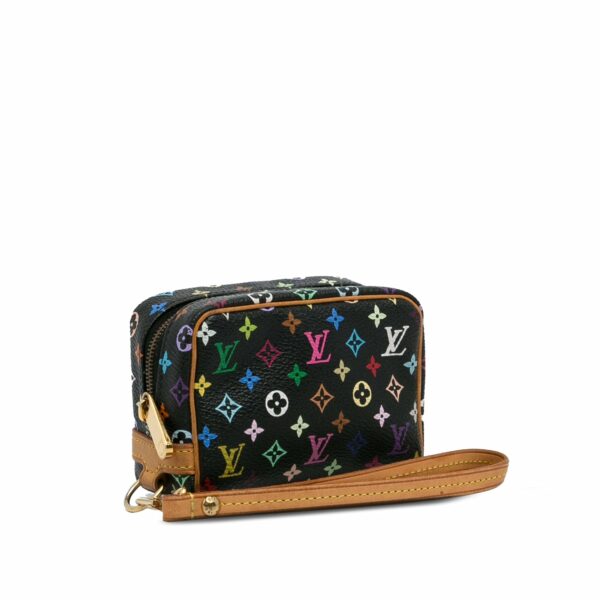 Black LV Monogram Multicolore Trousse Wapity Pouch - Image 2