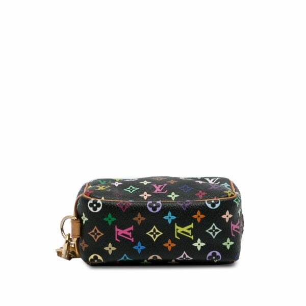 Black LV Monogram Multicolore Trousse Wapity Pouch - Image 5