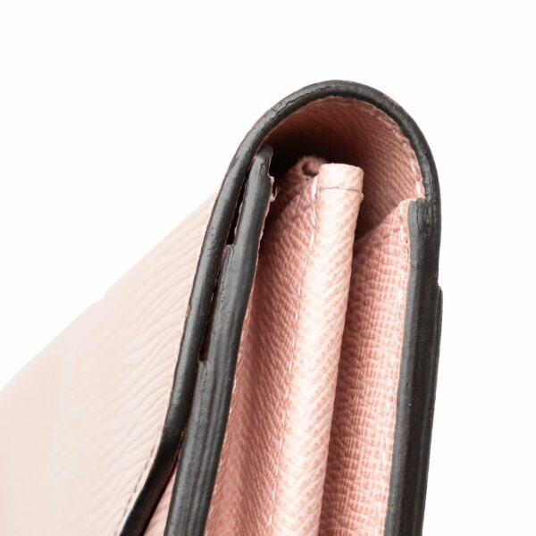 Pink LV Epi Sarah Long Wallet - Image 10