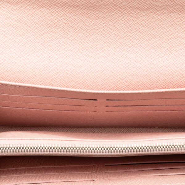 Pink LV Epi Sarah Long Wallet - Image 6