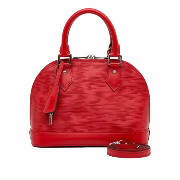 Red LV Epi Alma BB Satchel - Image 11