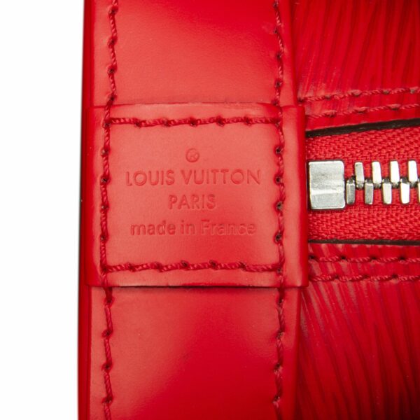 Red LV Epi Alma BB Satchel - Image 8