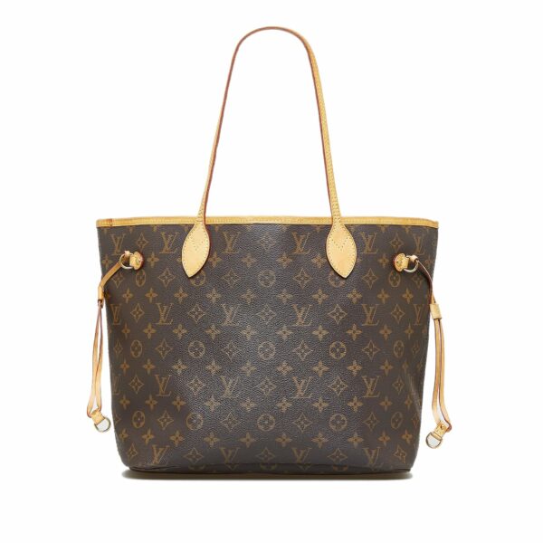 Brown LV Monogram Neverfull MM Tote Bag - Image 11