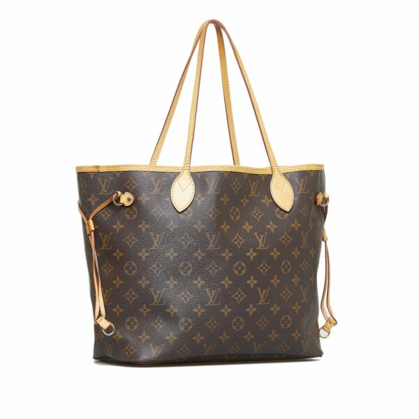 Brown LV Monogram Neverfull MM Tote Bag