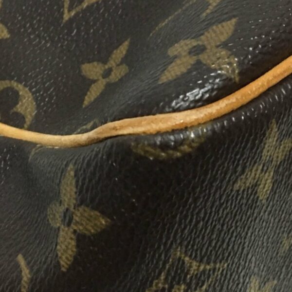 Brown LV Monogram Batignolles Vertical Tote Bag - Image 12