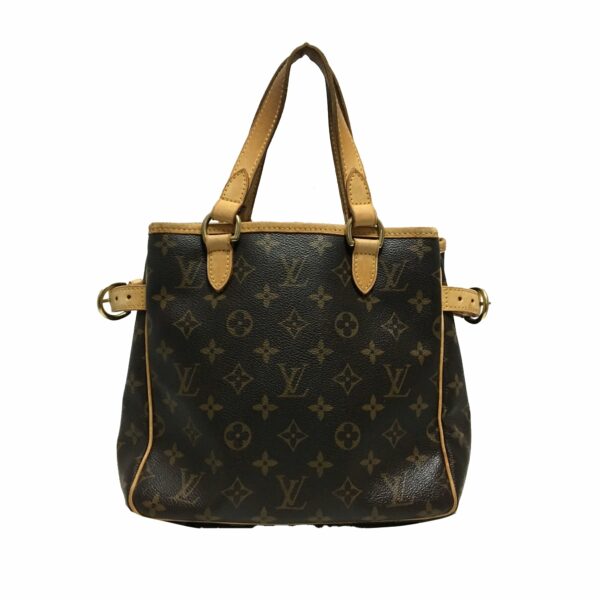 Brown LV Monogram Batignolles Vertical Tote Bag - Image 2