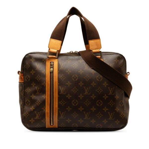 Brown LV Monogram Sac Bosphore Business Bag