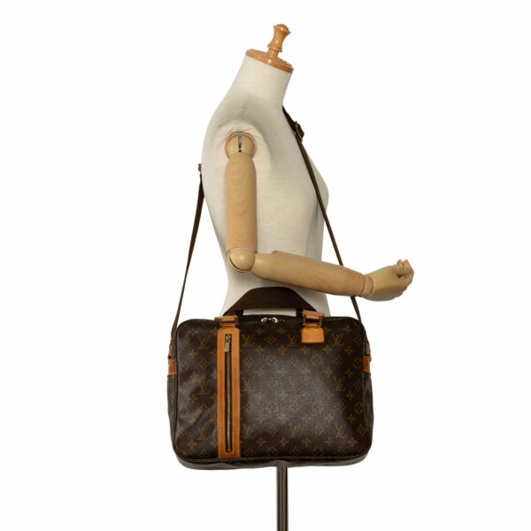 Brown LV Monogram Sac Bosphore Business Bag - Image 12