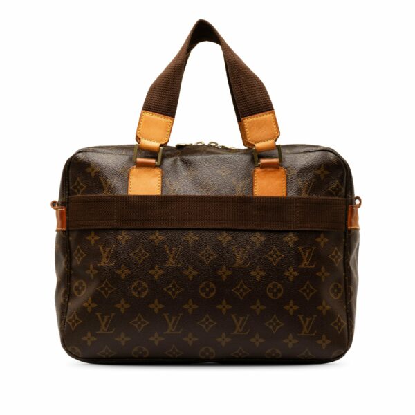 Brown LV Monogram Sac Bosphore Business Bag - Image 3