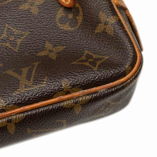 Brown LV Monogram Pochette Marly Bandouliere Crossbody Bag - Image 8