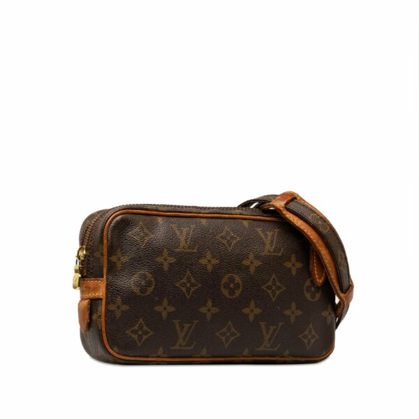 Brown LV Monogram Pochette Marly Bandouliere Crossbody Bag - Image 2